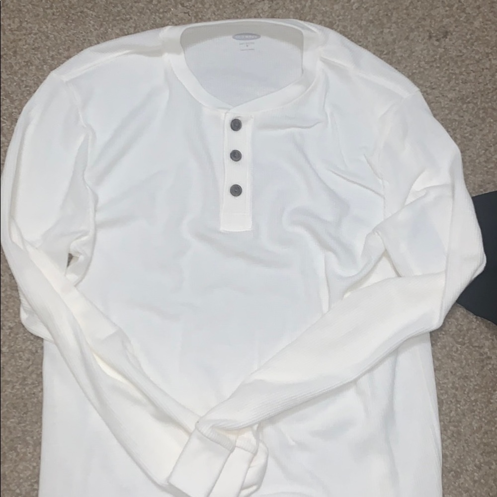 Old navy button up PJ shirt